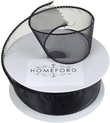Sheer Organza Wired Edge Ribbon, 1-1/2-Inch, 10 Yards