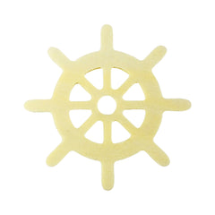 DIY Nautical Wheel Craft Wood Shapes, 3-1/8-Inch, 12-Count