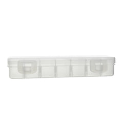 Plastic Organizer Box, 7-Slot, 6-3/4-Inch x 2-3/4-Inch