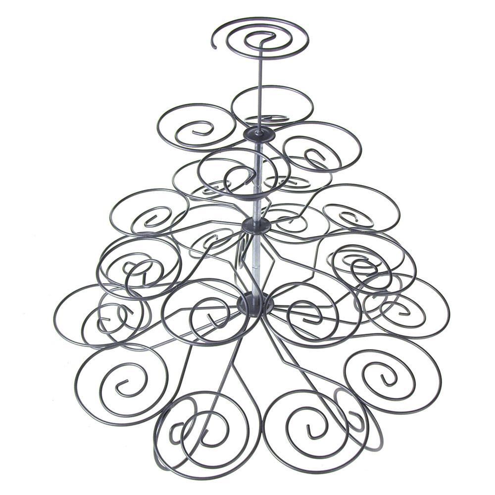 Spiral Metal Wire Cupcake Holder, 4-tiers, 11-Inch