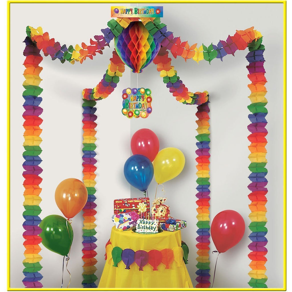 Party Canopy Decorating Kit, 20-feet, Happy Birthday