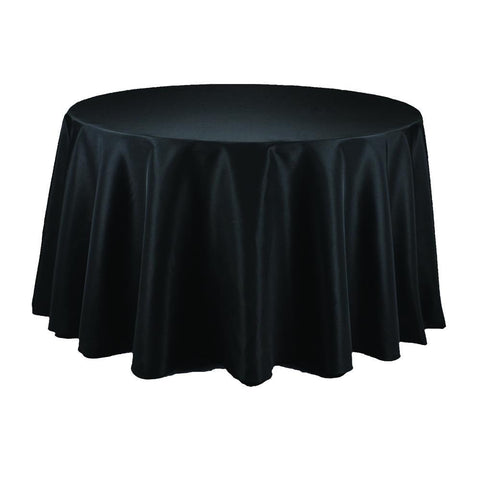 Round Polyester Tablecloth, 108-Inch