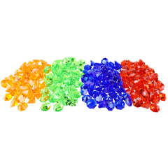 Large Acrylic Diamonds, 1-1/2-Inch, 55-Count