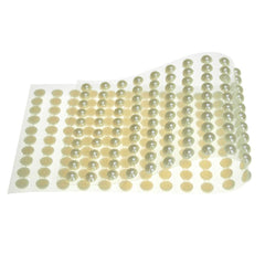Plastic Pearls Flat Bead Self Adhesive Stickers