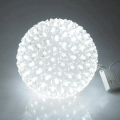 LED Flower Ball Light, White Glow