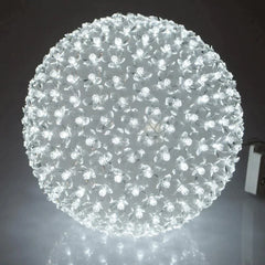 LED Flower Ball Light, White Glow