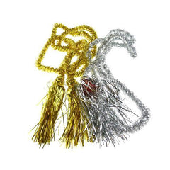 Metallic Foil Tassel Cord, 7-Feet