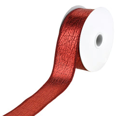 Elegant Cracked Lamé Wired Ribbon, 1-1/2-Inch, 10-Yard