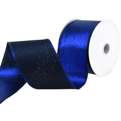 Elegant Cracked Lamé Wired Ribbon, 2-1/2-Inch, 10-Yard