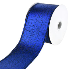 Elegant Cracked Lamé Wired Ribbon, 2-1/2-Inch, 10-Yard