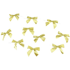 Metallic Shimmer Twist Tie Bows, 3-1/4-Inch, 100-Count