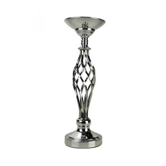 Twisted Candle Holder Metal Centerpiece, 17-3/4-Inch
