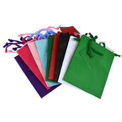 Solid Colored Matte Gift Bags with Tag, 5-1/4-Inch