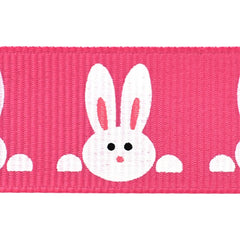 Peeking Easter Bunnies Grosgrain Ribbon, 7/8-inch, 10-yard