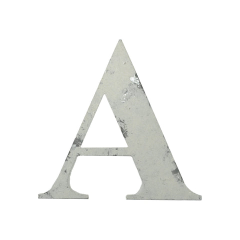 Rustic Distressed Magnetic Letter A, 3-1/2-Inch