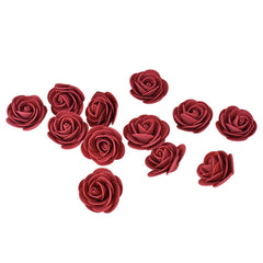 Craft Foam Roses, 1-3/4-Inch, 12-Count