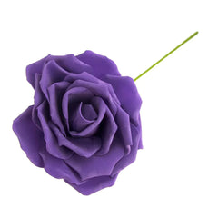 Rose Foam Flower with Stem, 9-Inch