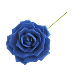 Rose Foam Flower with Stem, 9-Inch