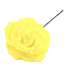 Rose Foam Flower with Stem, 9-Inch