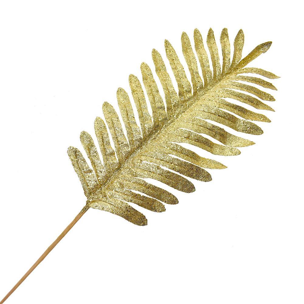 Gold Glitter Palm Leaf Pick, 29-Inch