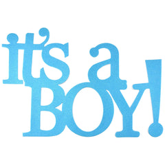 It's a Boy Glittered EVA Foam Decoration, 22-3/4-inch