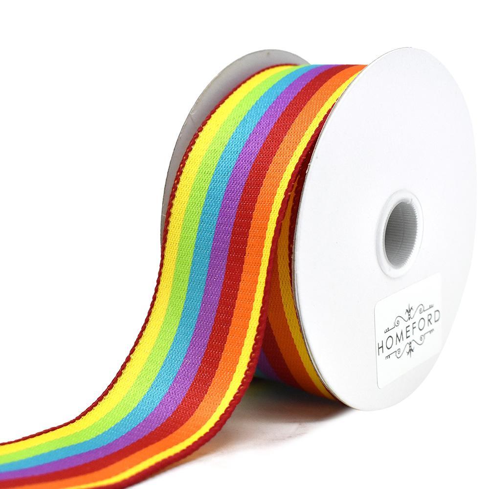 Rainbow Reflections Wired Ribbon, 1-1/2-Inch, 10-Yard