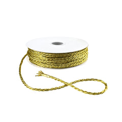 Christmas Brilliant Metallic Cording, 3/32-Inch, 10-Yard