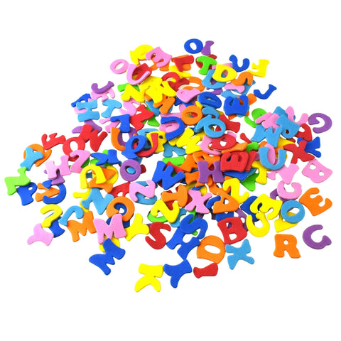 Foam Alphabet Letter Stickers, 3/4-Inch, 189-Piece