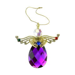 Angelic Jewel Christmas Ornaments, 4-Inch, 3-Piece