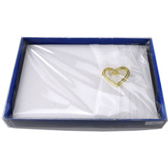 Heart Rhinestone Wedding Guestbook, 9-Inch x 6-1/4-Inch