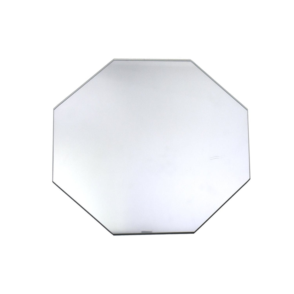 Octagonal Glass Centerpiece Mirror, 7-3/4-inch, Clear