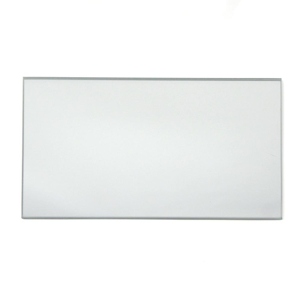 Rectangular Mirror Glass Base Centerpiece, 13-3/4-Inch