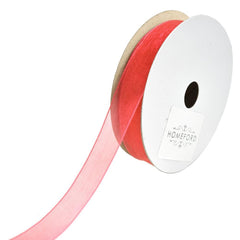 Sheer Nylon Organdy Ribbon, 5/8-Inch, 25-Yard