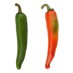 Realistic Faux Chili Pepper Decoration, 4-3/4-Inch
