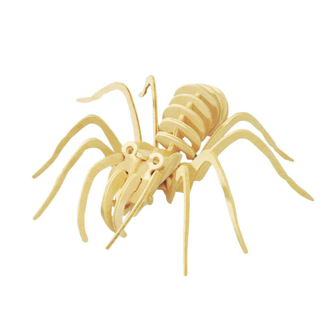 Spider 3D Wooden Puzzle, 7-3/4-Inch