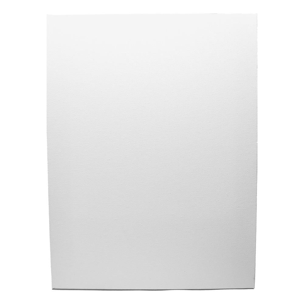 Premium Stretched Art Canvas Board, White, 18-Inch
