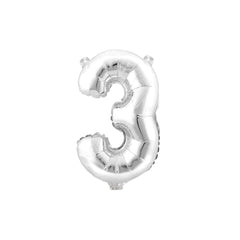Aluminum Foil Number Balloon, 34-inch