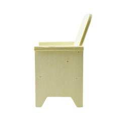 Wooden DIY Craft Model Armchair, 4-3/4-Inch