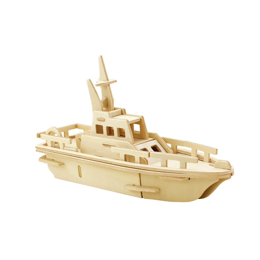 Yacht 3D Wooden Puzzle, 8-1/4-Inch