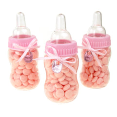 Mini Nursing Bottle Baby Shower Favors, 4-Inch, 12-Count