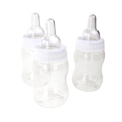 Mini Nursing Bottle Baby Shower Favors, 4-Inch, 12-Count