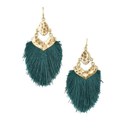 Tassel Drop Dangle Earrings, 2-1/2-Inch