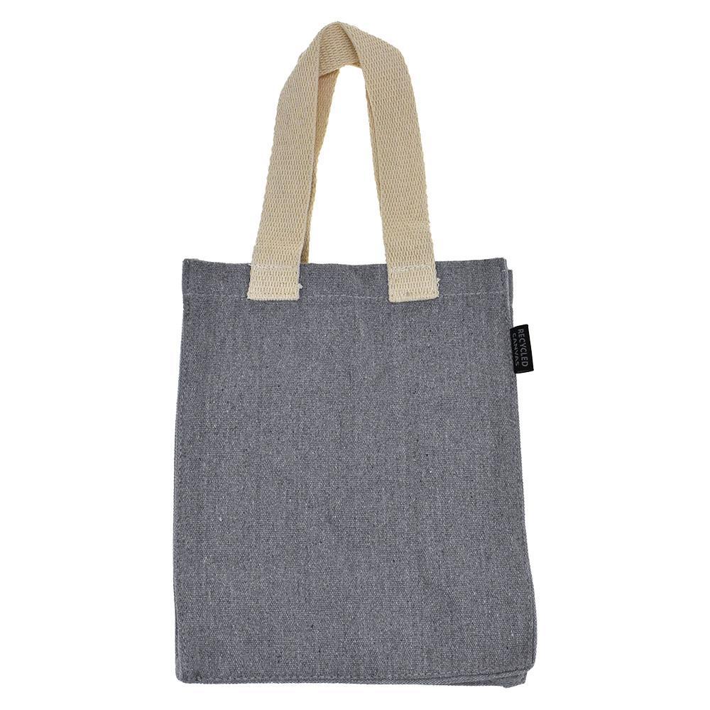 Recycled Canvas Tote Bag, 10-Inch