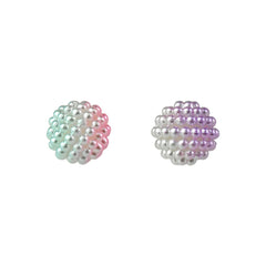 Plastic Rainbow Globe Micro-Beads, Assorted Sizes, 36-Piece