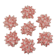 Self-Adhesive Pre-tied Star Bows, 2-Inch, 25-Piece