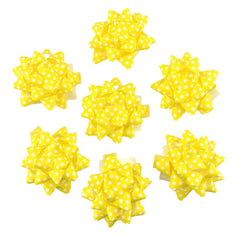 Self-Adhesive Pre-tied Star Bows, 2-Inch, 25-Piece