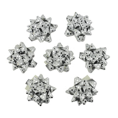 Self-Adhesive Pre-tied Star Bows, 2-Inch, 25-Piece