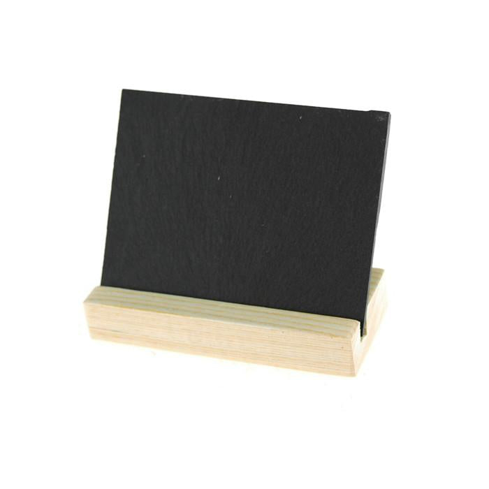 Slate Chalkboard with Wooden Stand, 4-inch