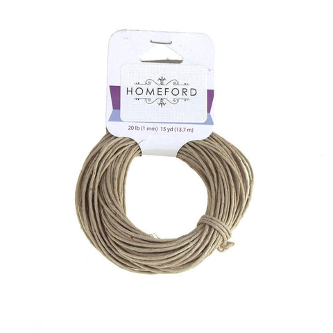 Natural Hemp Cord, 1mm, 15 Yards