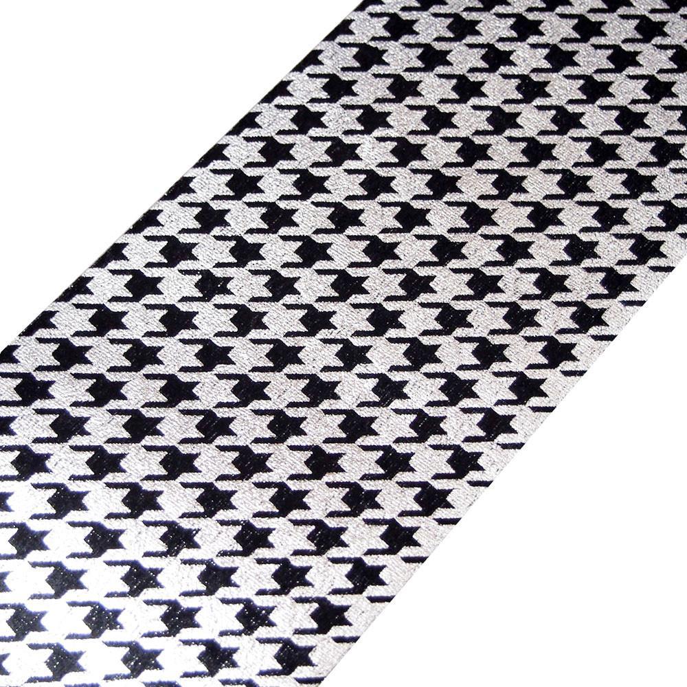 Velveteen Fabric Self-Adhesive Deluxe Sticker, 4x11-Inch, Houndstooth Classic
